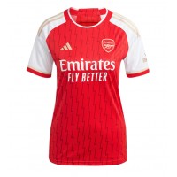 Camisa de Futebol Arsenal Benjamin White #4 Equipamento Principal Mulheres 2023-24 Manga Curta